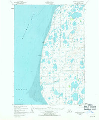 Naknek B-5 1952 topographic map thumbnail