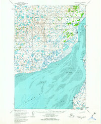Naknek D-4 1952 topographic map thumbnail