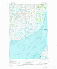 Naknek D-4 1952 topographic map thumbnail