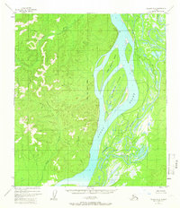Nulato A-6 1952 topographic map thumbnail