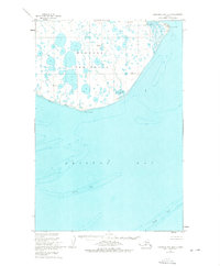 Nushagak Bay B-3 1950 topographic map thumbnail