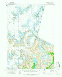 Petersburg D-1 1961 topographic map thumbnail