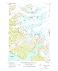 Petersburg D-2 1961 topographic map thumbnail
