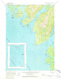 Port Alexander C-4 1951 topographic map thumbnail