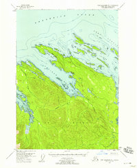 Port Alexander D-1 1948 topographic map thumbnail