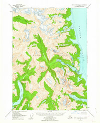 Port Alexander D-3 1951 topographic map thumbnail