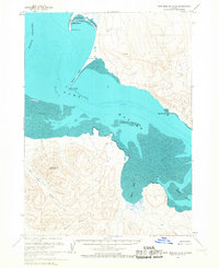 Port Moller D-2 1963 topographic map thumbnail