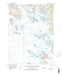 Seward A-8 1951 topographic map thumbnail