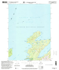 Seward B-1 topographic map thumbnail