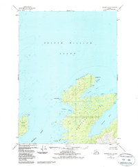 Seward B-1 1951 topographic map thumbnail