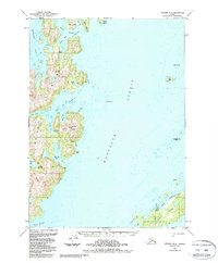 Seward B-2 1951 topographic map thumbnail