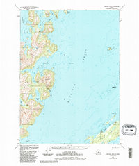 Seward B-2 1951 topographic map thumbnail