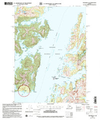 Seward B-3 topographic map thumbnail