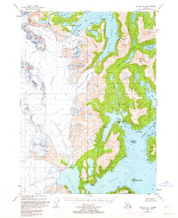 Seward B-4 1951 topographic map thumbnail