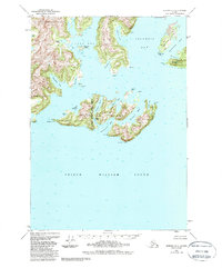 Seward D-1 1951 topographic map thumbnail