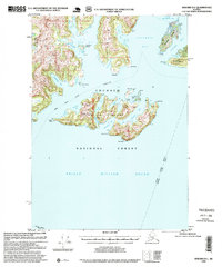 Seward D-1 1995 topographic map thumbnail