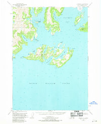 Seward D-1 1951 topographic map thumbnail