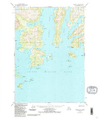Seward D-2 1951 topographic map thumbnail
