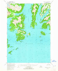 Seward D-2 1951 topographic map thumbnail