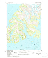 Seward D-3 1951 topographic map thumbnail