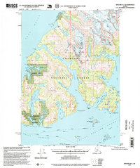 Seward D-3 1995 topographic map thumbnail