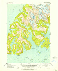 Seward D-3 1952 topographic map thumbnail