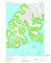 Seward D-3 1951 topographic map thumbnail