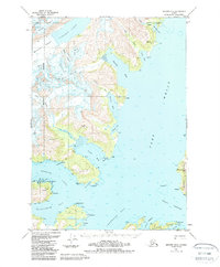 Seward D-4 1951 topographic map thumbnail