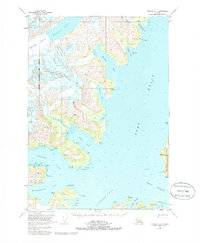 Seward D-4 1951 topographic map thumbnail