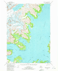 Seward D-4 1951 topographic map thumbnail