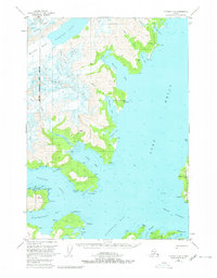 Seward D-4 1951 topographic map thumbnail