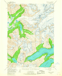 Seward D-5 1951 topographic map thumbnail