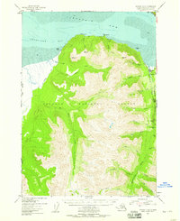 Seward D-8 1952 topographic map thumbnail