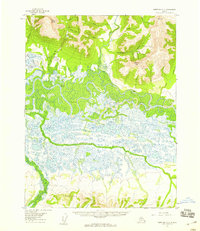 Shungnak D-2 1955 topographic map thumbnail