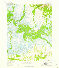 Shungnak D-3 1955 topographic map thumbnail