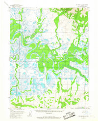 Shungnak D-3 1955 topographic map thumbnail