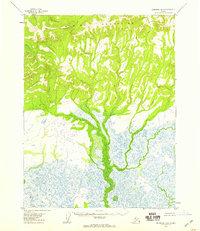 Shungnak D-6 topographic map thumbnail