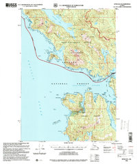 Sitka B-6 1996 topographic map thumbnail