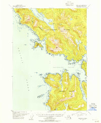 Sitka B-6 1951 topographic map thumbnail