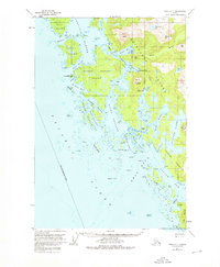 Sitka C-7 1951 topographic map thumbnail