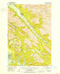 Sitka D-7 1951 topographic map thumbnail