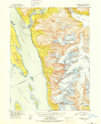 Skagway A-1 1951 topographic map thumbnail