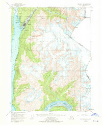 Skagway B-1 1949 topographic map thumbnail