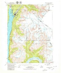 Skagway B-1 1949 topographic map thumbnail