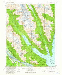 Skagway B-2 1954 topographic map thumbnail