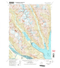 Skagway B-2 1954 topographic map thumbnail