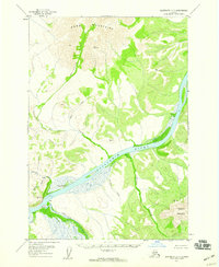 Sleetmute C-7 1957 topographic map thumbnail