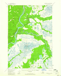 Sleetmute D-1 1954 topographic map thumbnail
