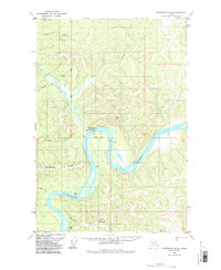 Sleetmute D-6 1954 topographic map thumbnail