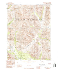 Survey Pass B-1 1986 topographic map thumbnail